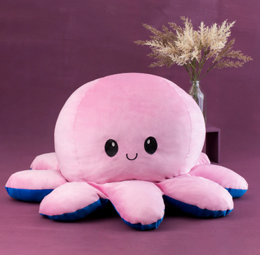 90Cm Reversible Octopus Stuff Toys